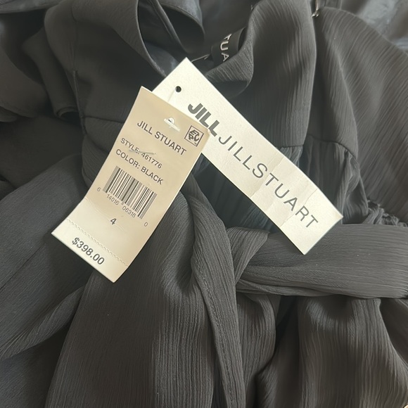 Jill Jill Stuart Ruffle Chiffon Gown MSRP $398 - Picture 12 of 13